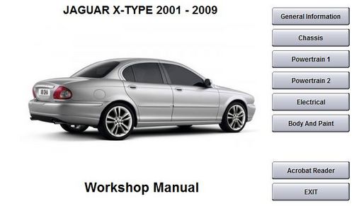 Product picture Jaguar X Type 2001-2009 Workshop Manual