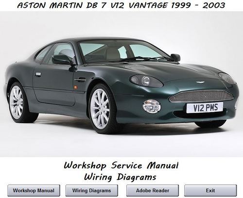 Product picture Aston Martin DB7 V12 Vantage 1999 - 2003 Workshop Service Re