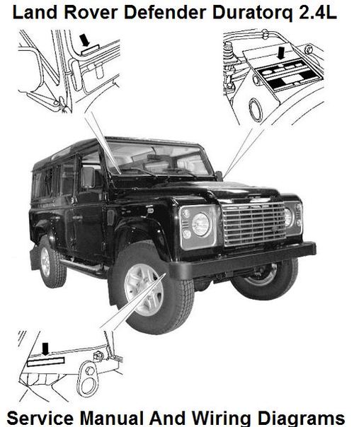 Product picture Land Rover Defender Duratorq 2.4L TDCi Workshop Manual