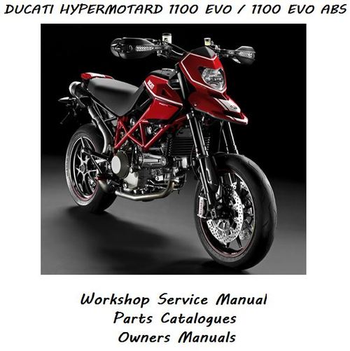 Product picture Ducati Hypermotard 1100 EVO + 1100 EVO ABS Workshop Manual