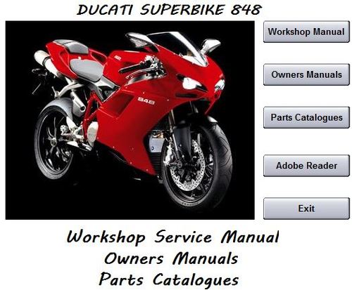 Product picture Ducati Superbike 848 Workshop Service Manual 2008 - 2010