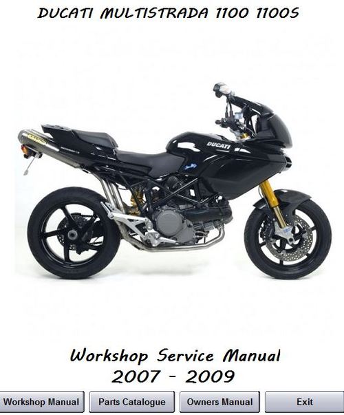 Product picture Ducati Multistrada 1100 + 1100S Workshop service manual