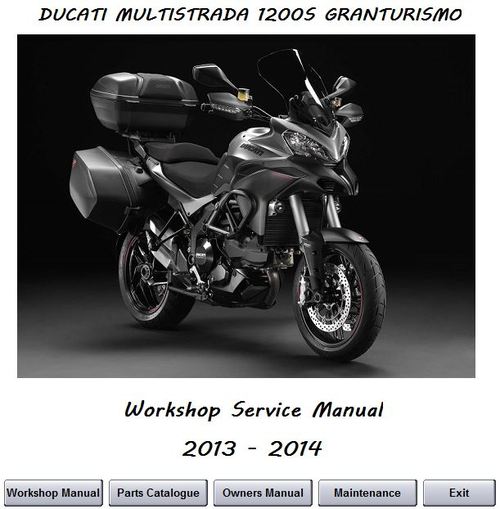 Product picture Ducati Multistrada 1200S Granturismo Service Manual